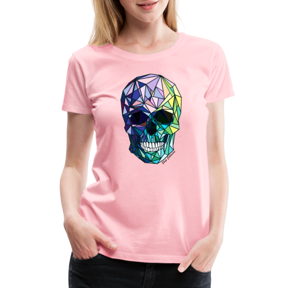 Poly-Calavera Rainbow Women T-Shirt - pink