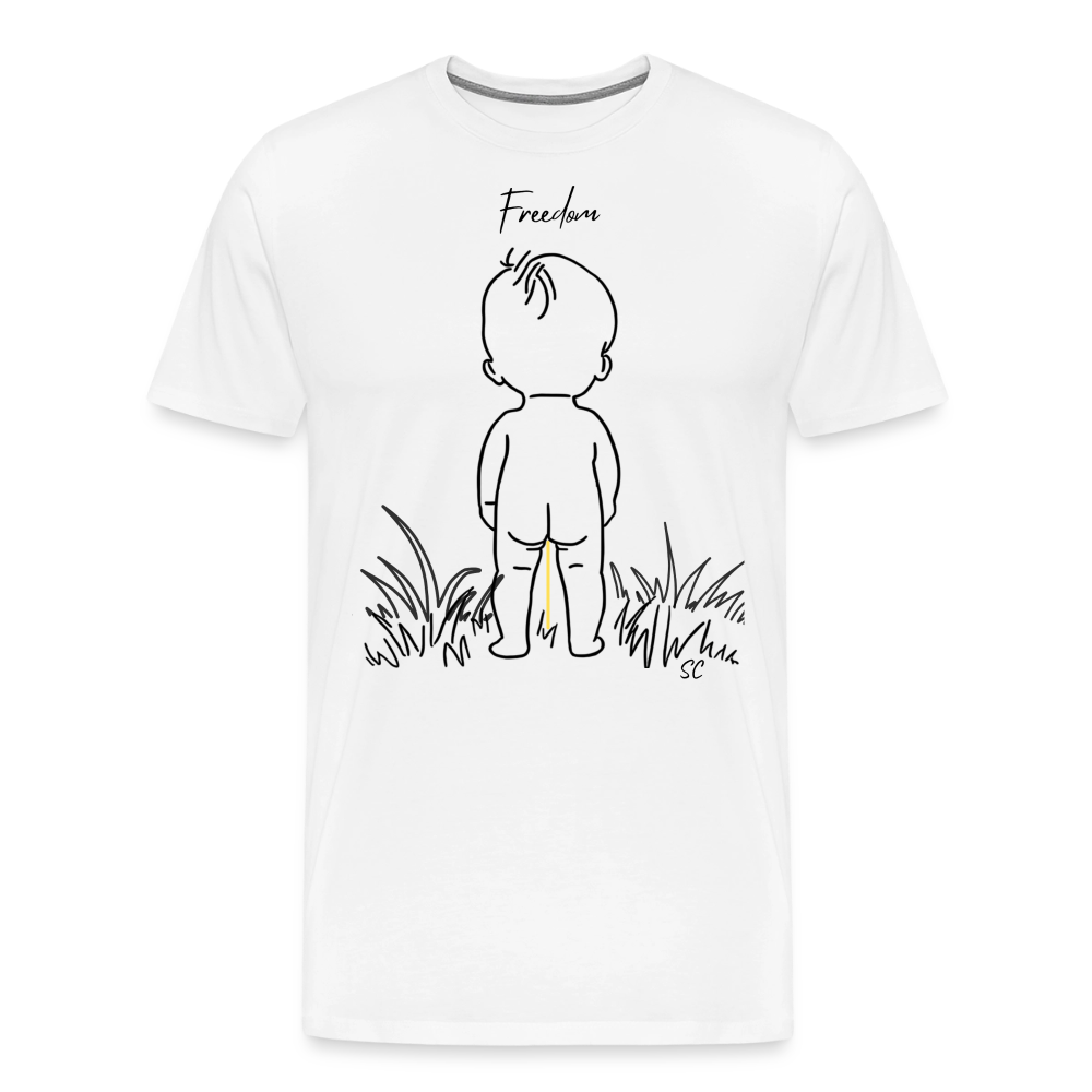 Freedom Premium T-Shirt - white