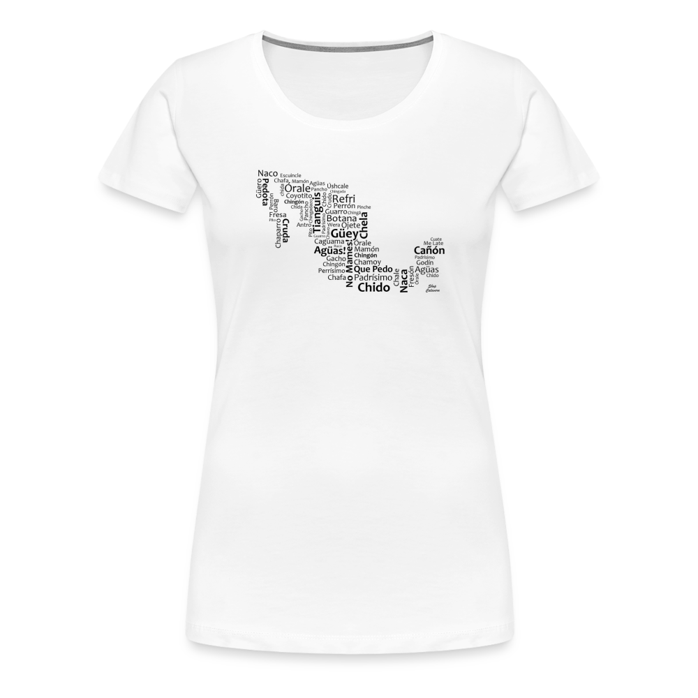 Mexprésate Women Premium T-Shirt - white