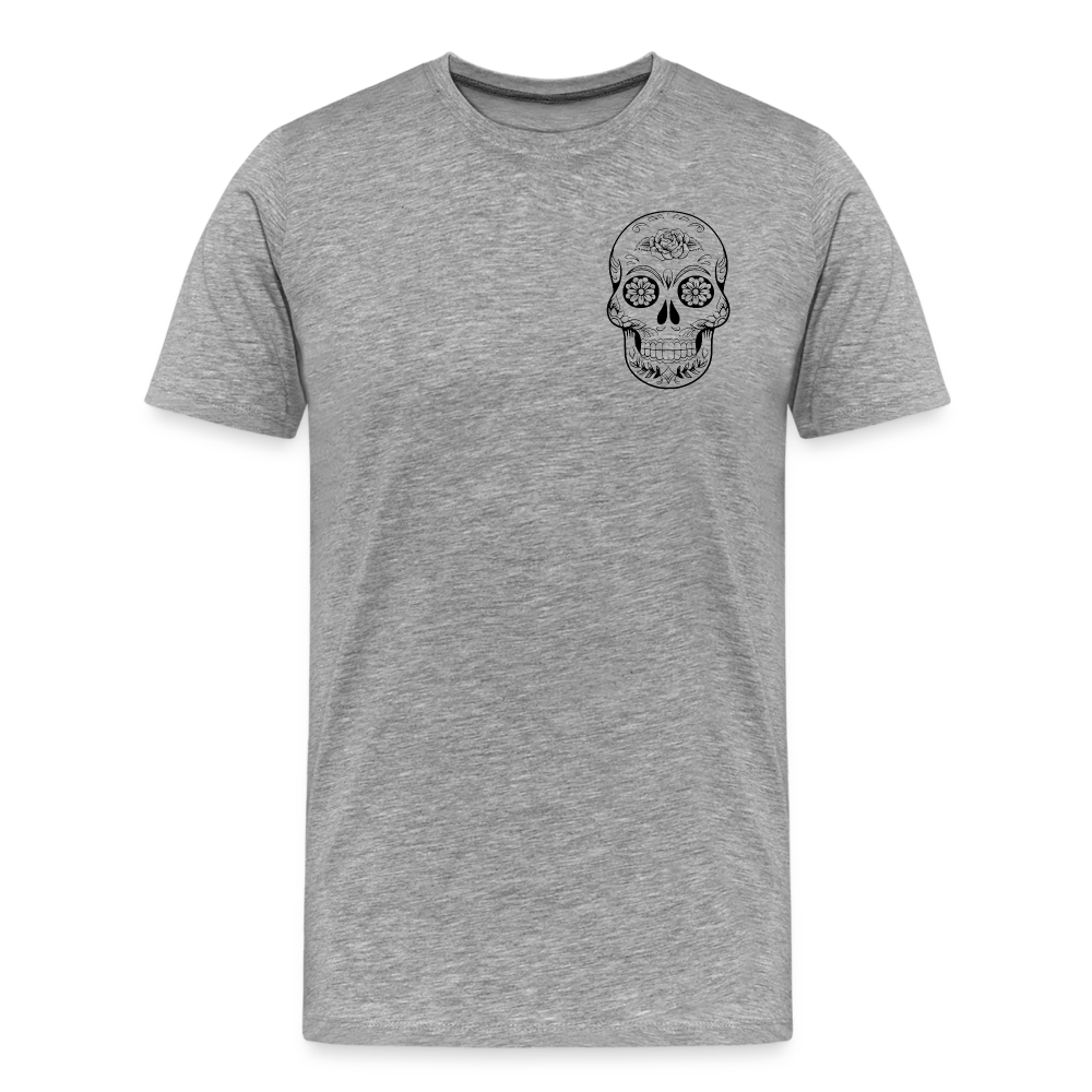 Sugar Skull Logo Men's Premium T-Shirt - heather gray