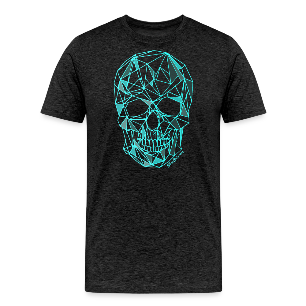 Poly-Calavera Men T-Shirt - charcoal grey