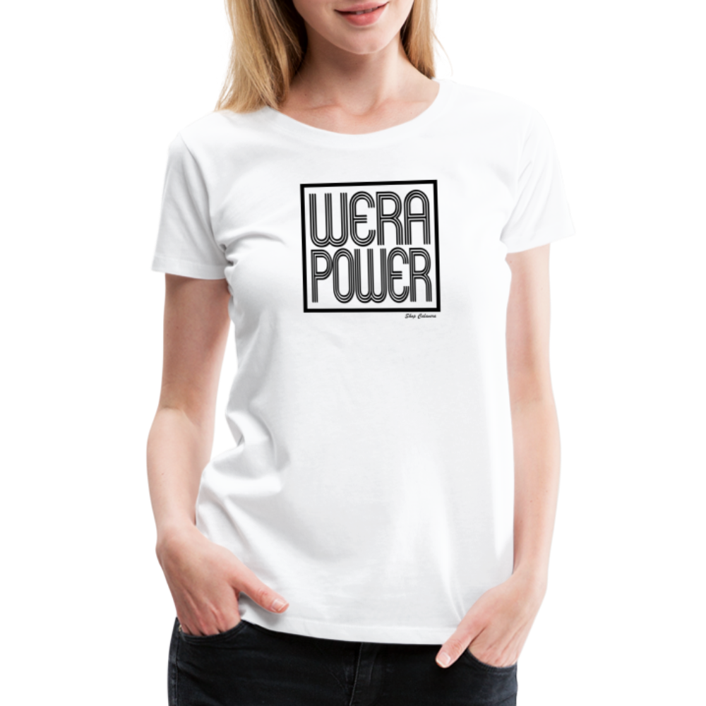 Wera Power Women’s Premium T-Shirt - white