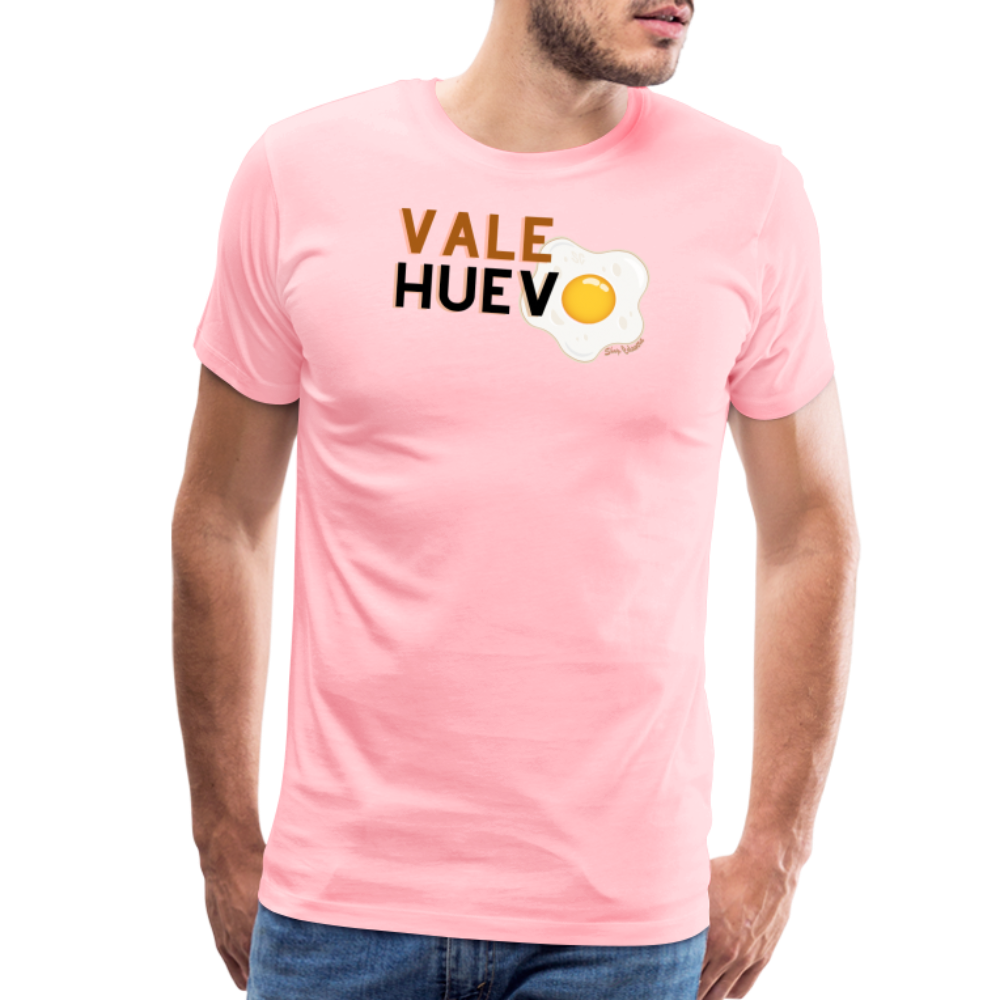 Vale Huevo Men's Premium T-Shirt - pink