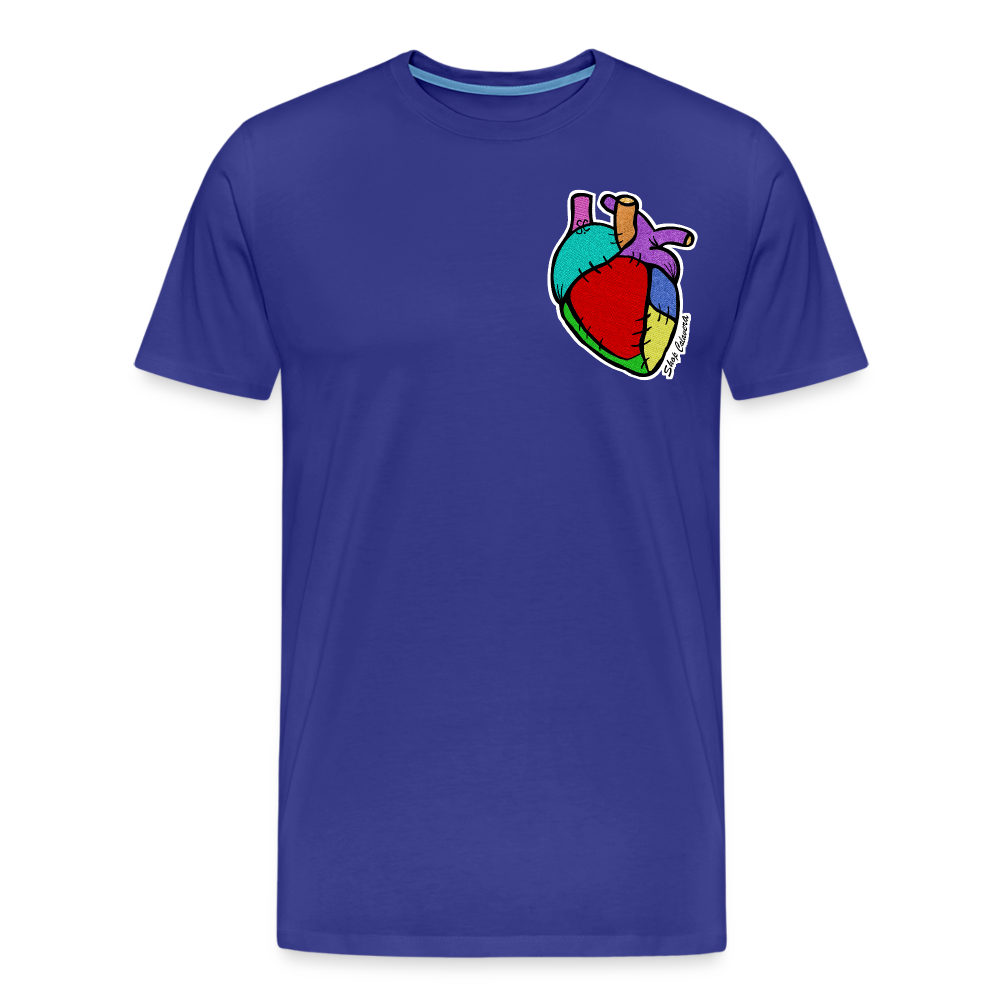 Corazón Remendado Premium T-Shirt - royal blue