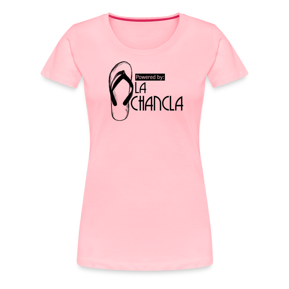 Powered by La Chancla Women’s Premium T-Shirt - pink