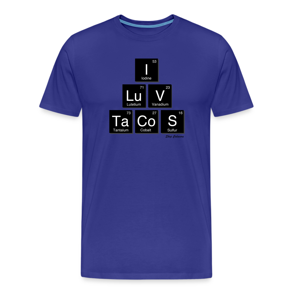 I Luv Tacos Men's Premium T-Shirt - royal blue