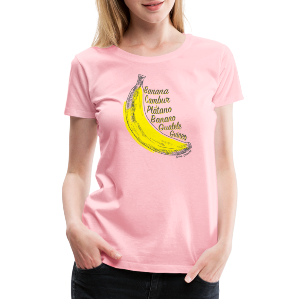 Say Banana Women’s Premium T-Shirt - pink