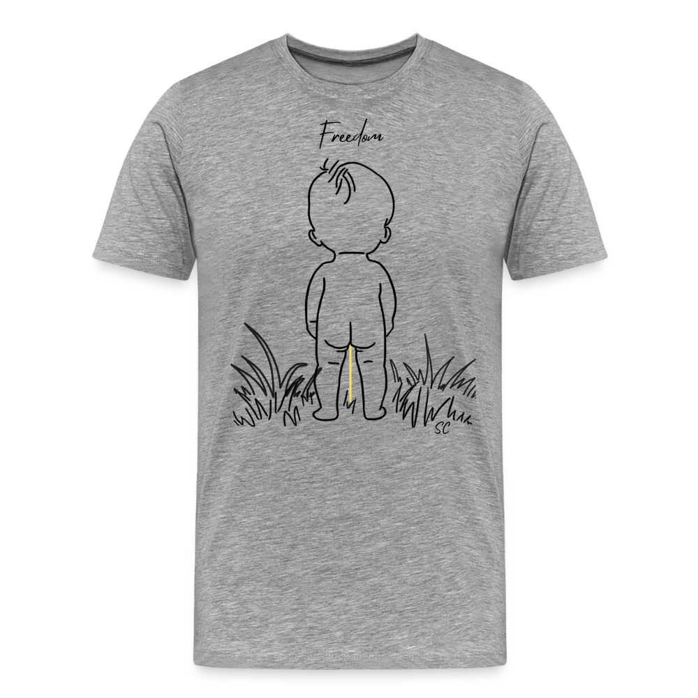 Freedom Premium T-Shirt - heather gray