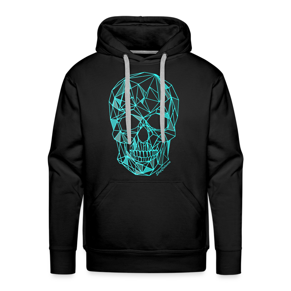 Poly Calavera Men Premium Hoodie - black