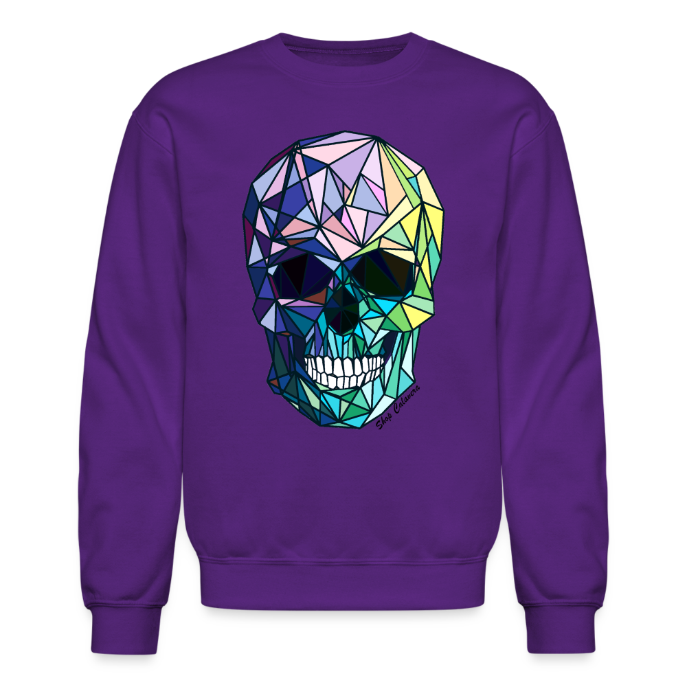 Poly-Calavera Rainbow Sweatshirt - purple