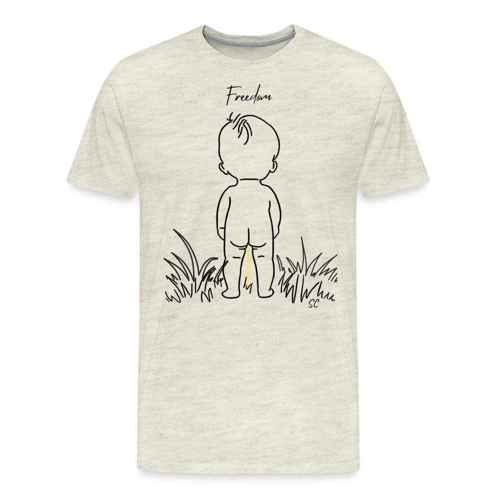 Freedom Premium T-Shirt - heather oatmeal