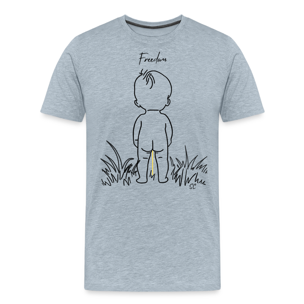 Freedom Premium T-Shirt - heather ice blue