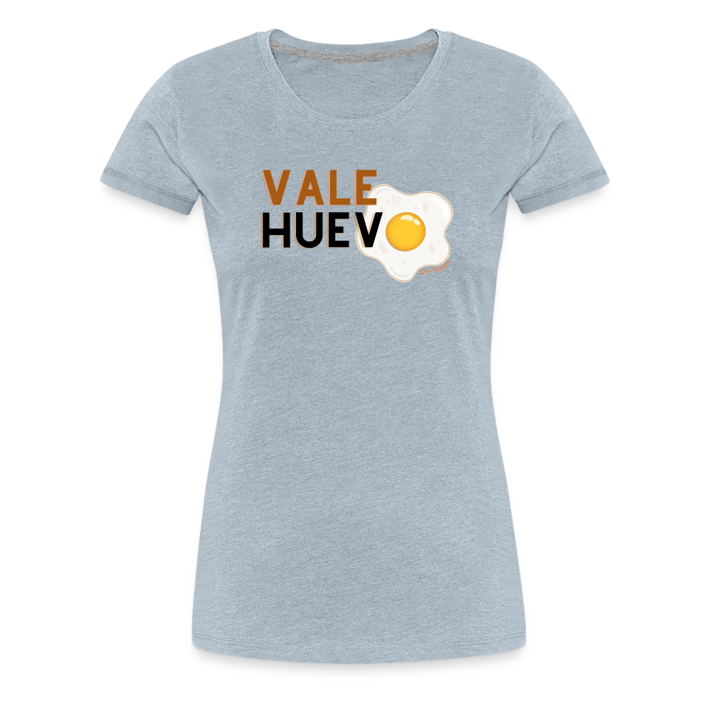 Vale Huevo Women’s Premium T-Shirt - heather ice blue