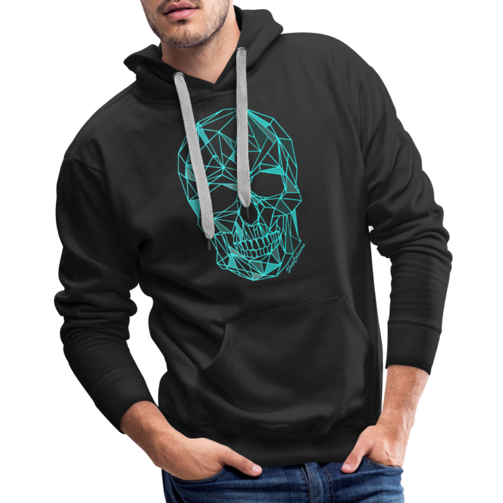 Poly Calavera Men Premium Hoodie - black