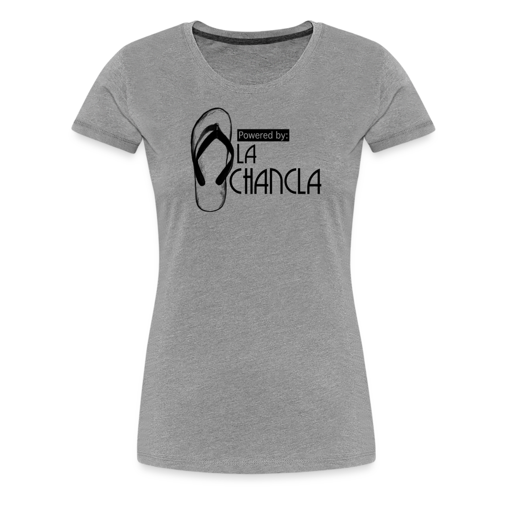 Powered by La Chancla Women’s Premium T-Shirt - heather gray