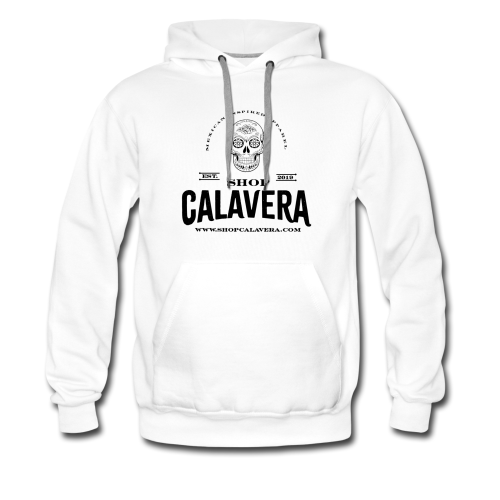 Shop Calavera Men Hoodie, ShopCalavera, Shop Calavera, Latino, Latin, South American, Street, Apparel, Clothing, Urbanwear, white / S