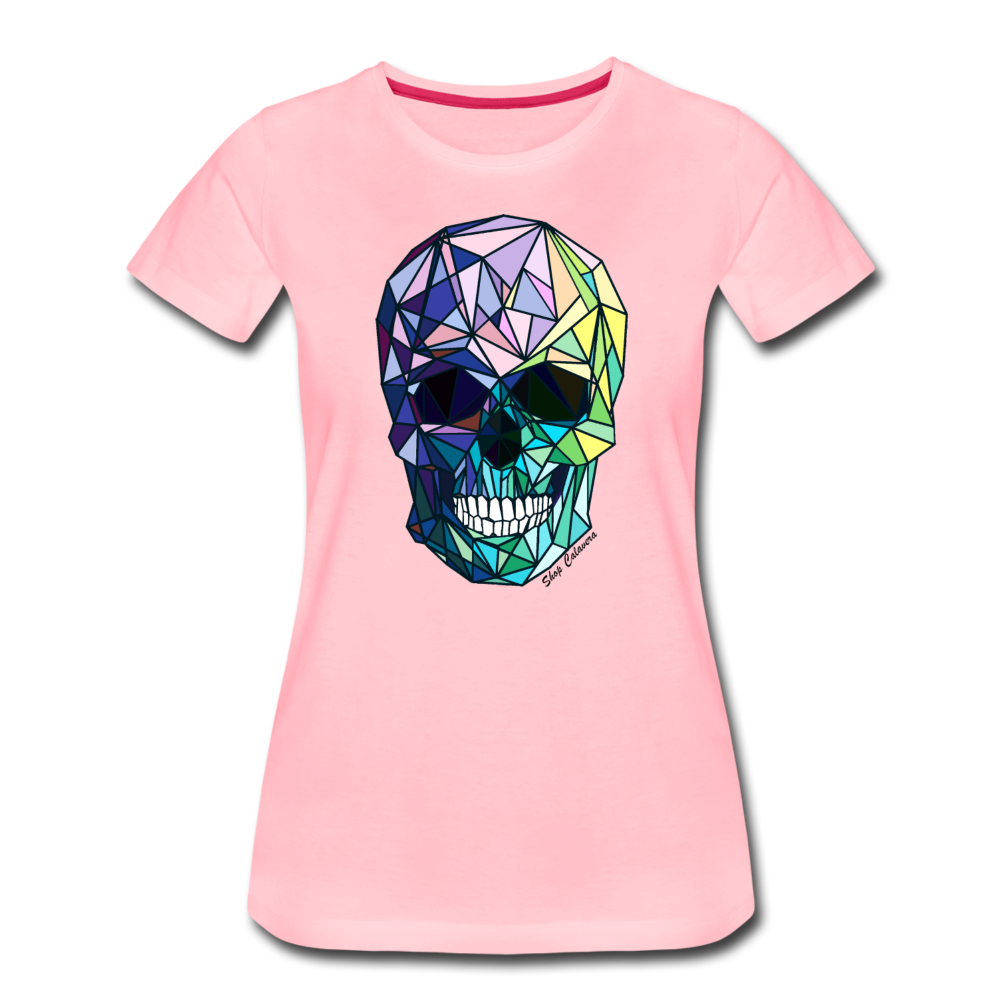 Poly-Calavera Rainbow Women T-Shirt, ShopCalavera, Shop Calavera, Latino, Latin, South American, Street, Apparel, Clothing, Urbanwear, pink / S
