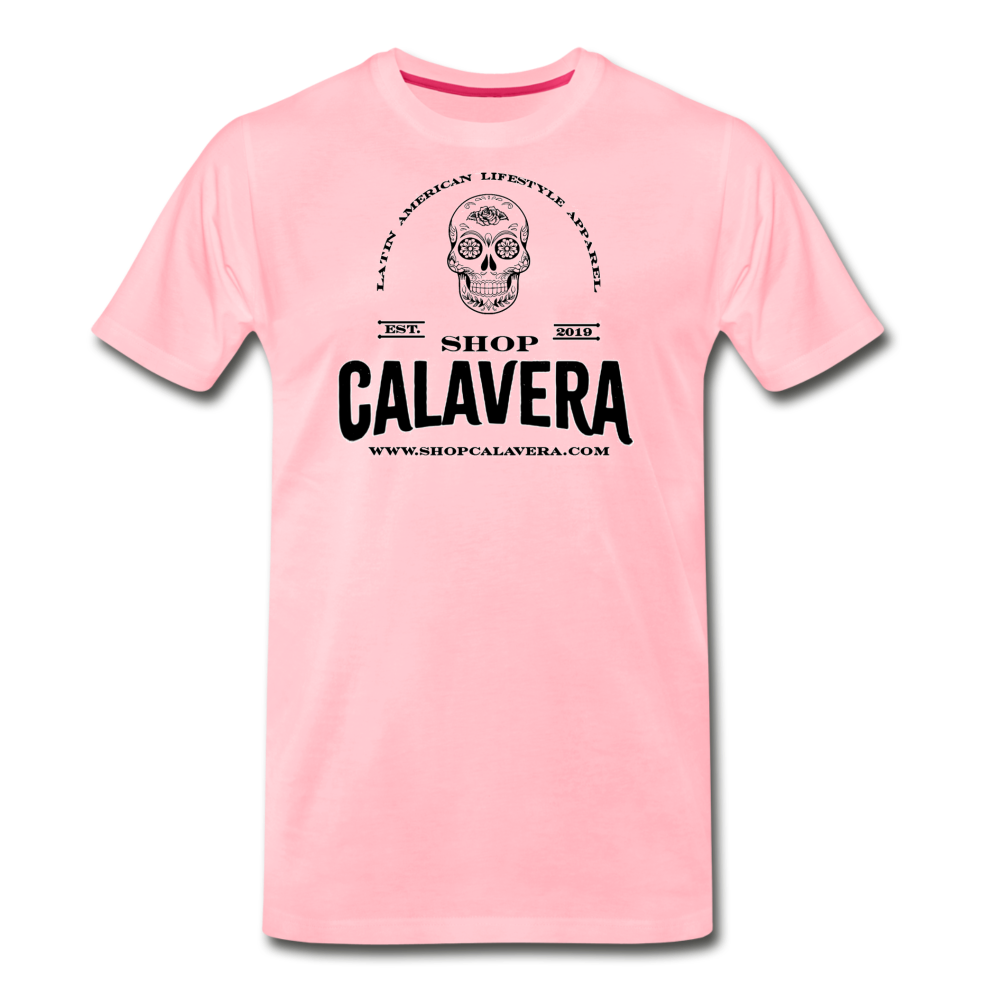 Original Shop Calavera Men's Premium T-Shirt, ShopCalavera, Shop Calavera, Latino, Latin, South American, Street, Apparel, Clothing, Urbanwear, pink / S